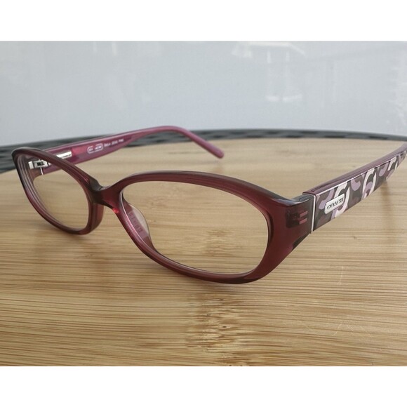 Coach Baila 2034 Pink Women\'s Eyeglasses 48-15 135 Full Rim Oval FRAMES ONLy main image 10